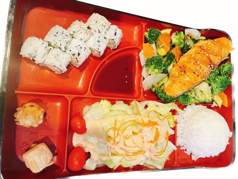 Teriyaki Salmon Bento