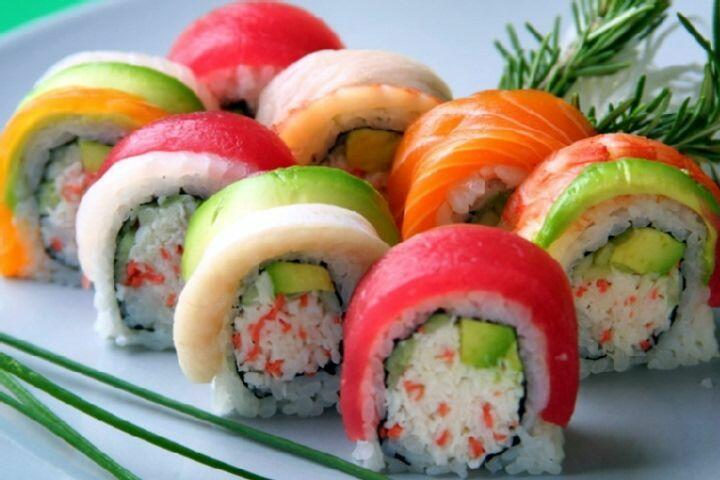 Rainbow roll
